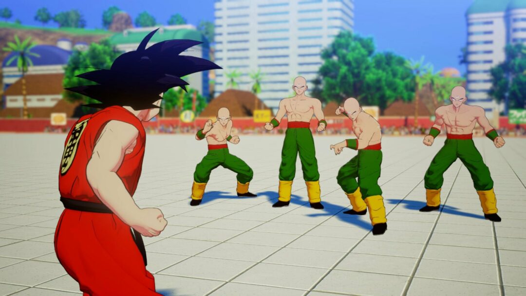 Goku vs Tenshinhan Dragon Ball Z Kakarot DLC 5