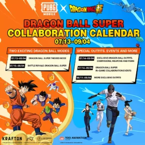 Date et heure collaboration PUBG Mobile Dragon Ball Super