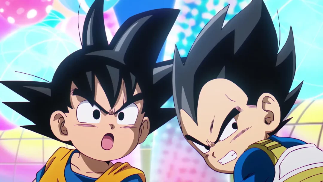 Goku et Vegeta enfant Dragon Ball Chibi
