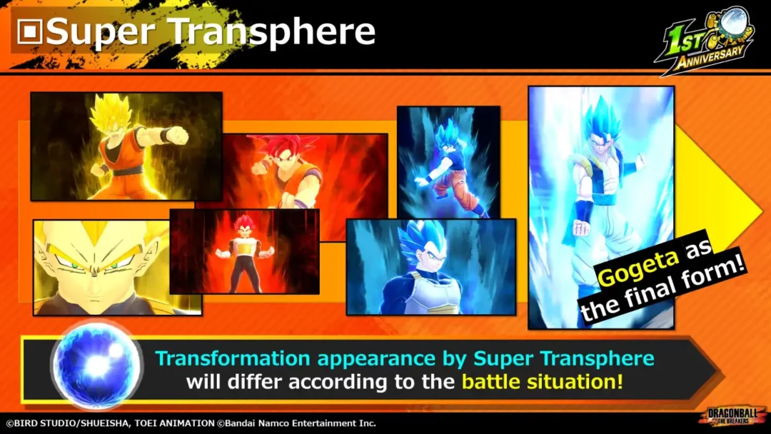 Super Transphere Dragon Ball the Breakers