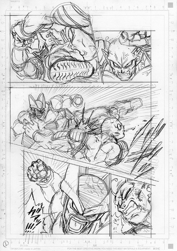 Brouillon 3 du chapitre 99 de Dragon Ball Super