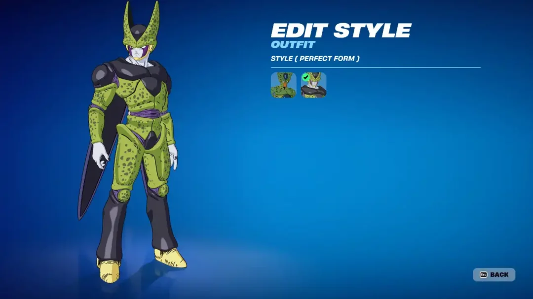 Perfect Cell dans Fortnite