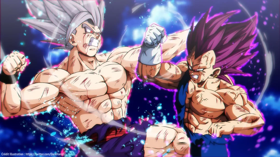 Gohan Beast vs Vegeta Ultra Ego