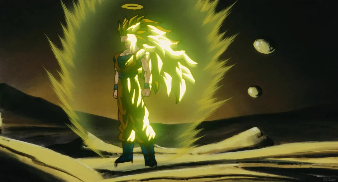 Goku Super Saiyan 3 doré en Enfer