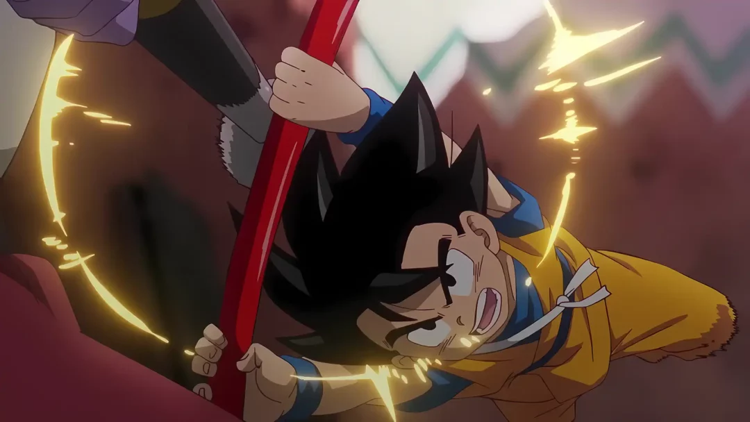 Goku enfant se defend Dragon Ball Daima