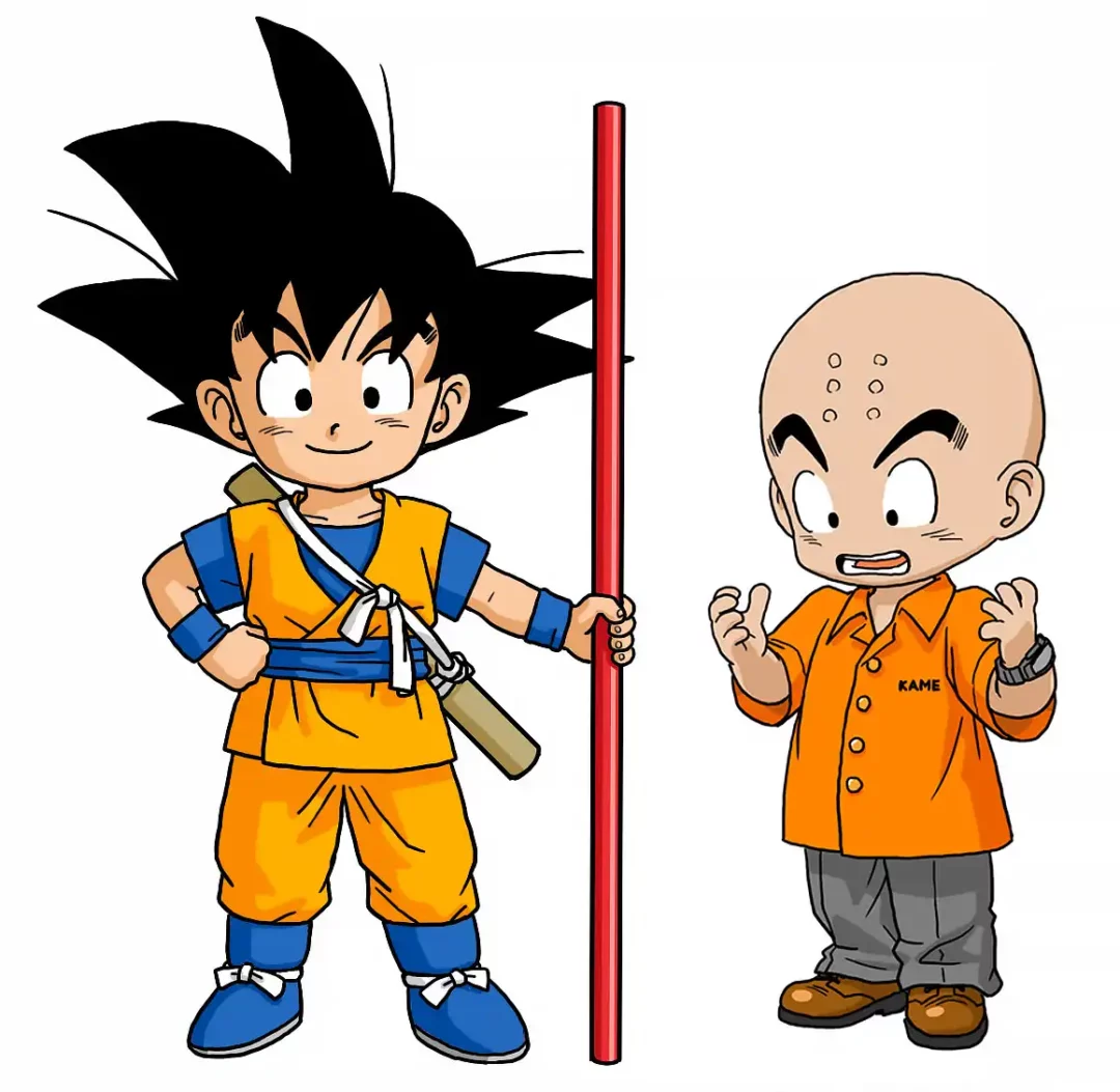 Goku et Krilin Dragon Ball Daima