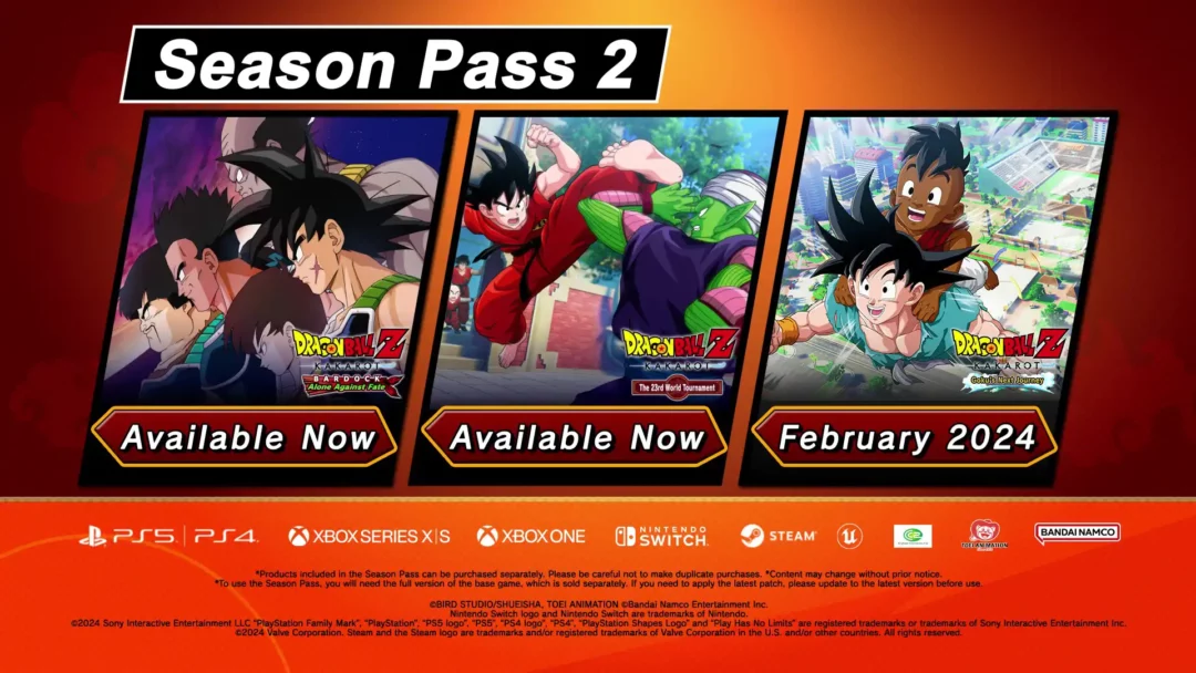 Dragon Ball Z Kakarot Season Pass 2 Complet