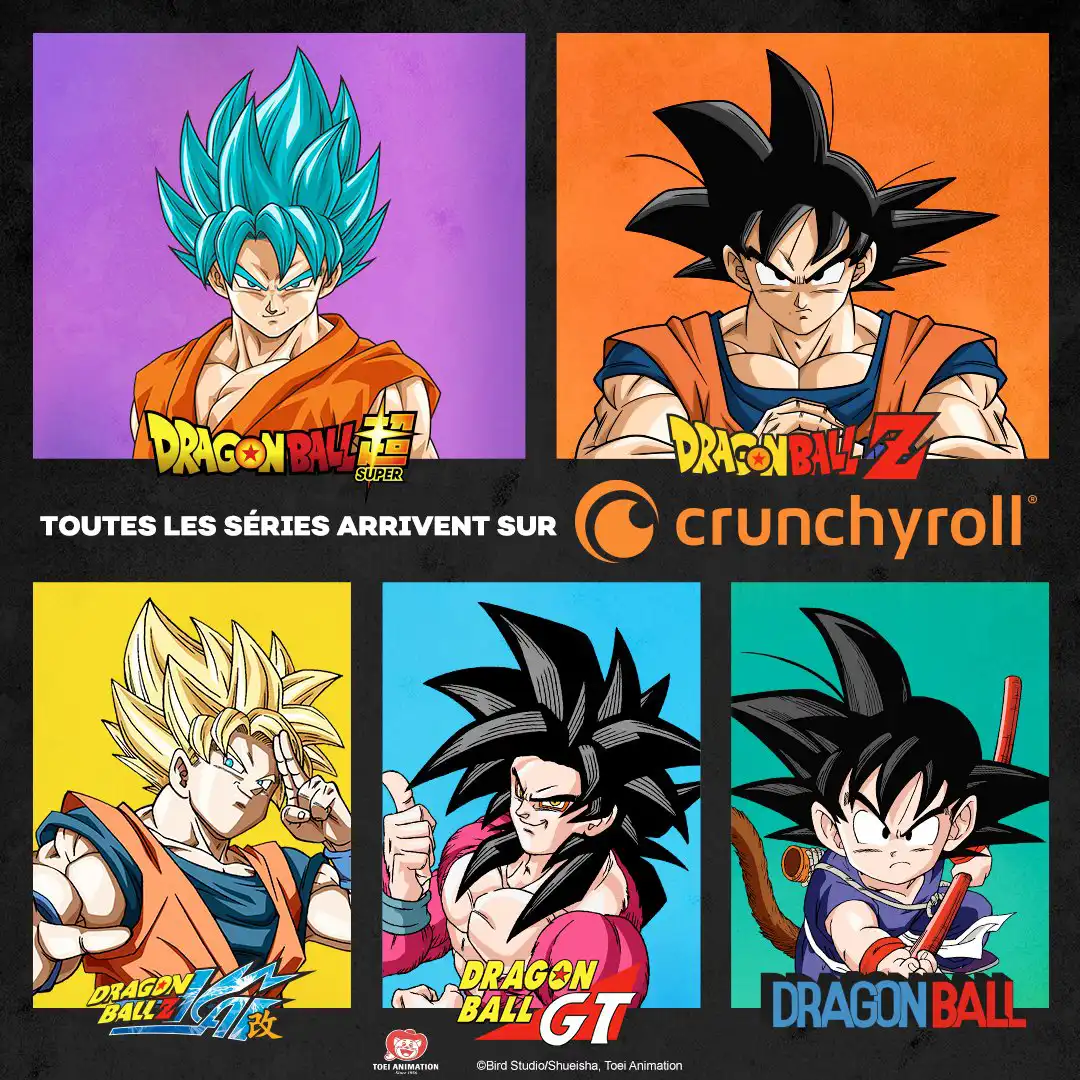 Dragon Ball sur Crunchyroll