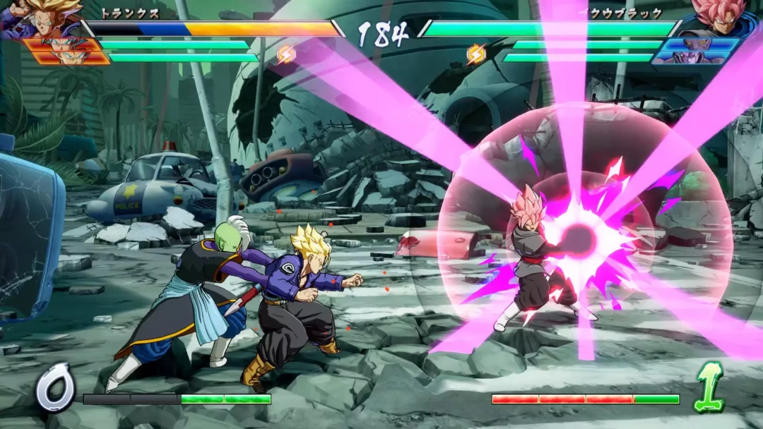 Goku Black vs Trunks Dragon Ball FighterZ
