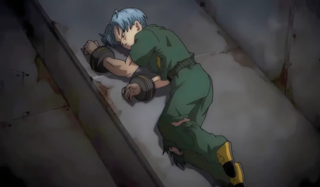 Trunks dort en prison