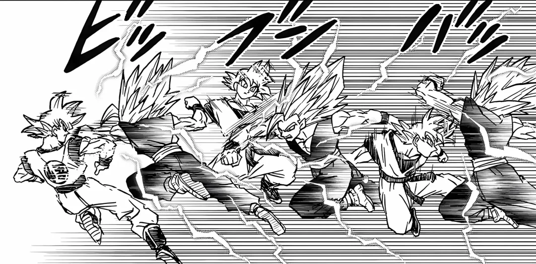 Gohan Beast vs Goku UI