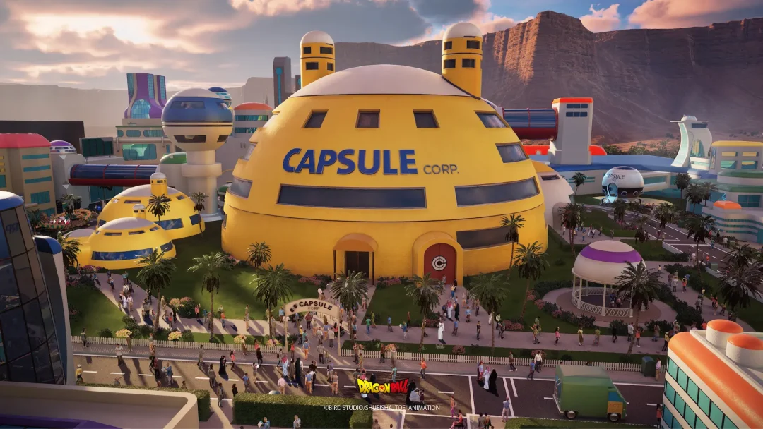 Parc Attraction Dragon Ball Capsule Corporation