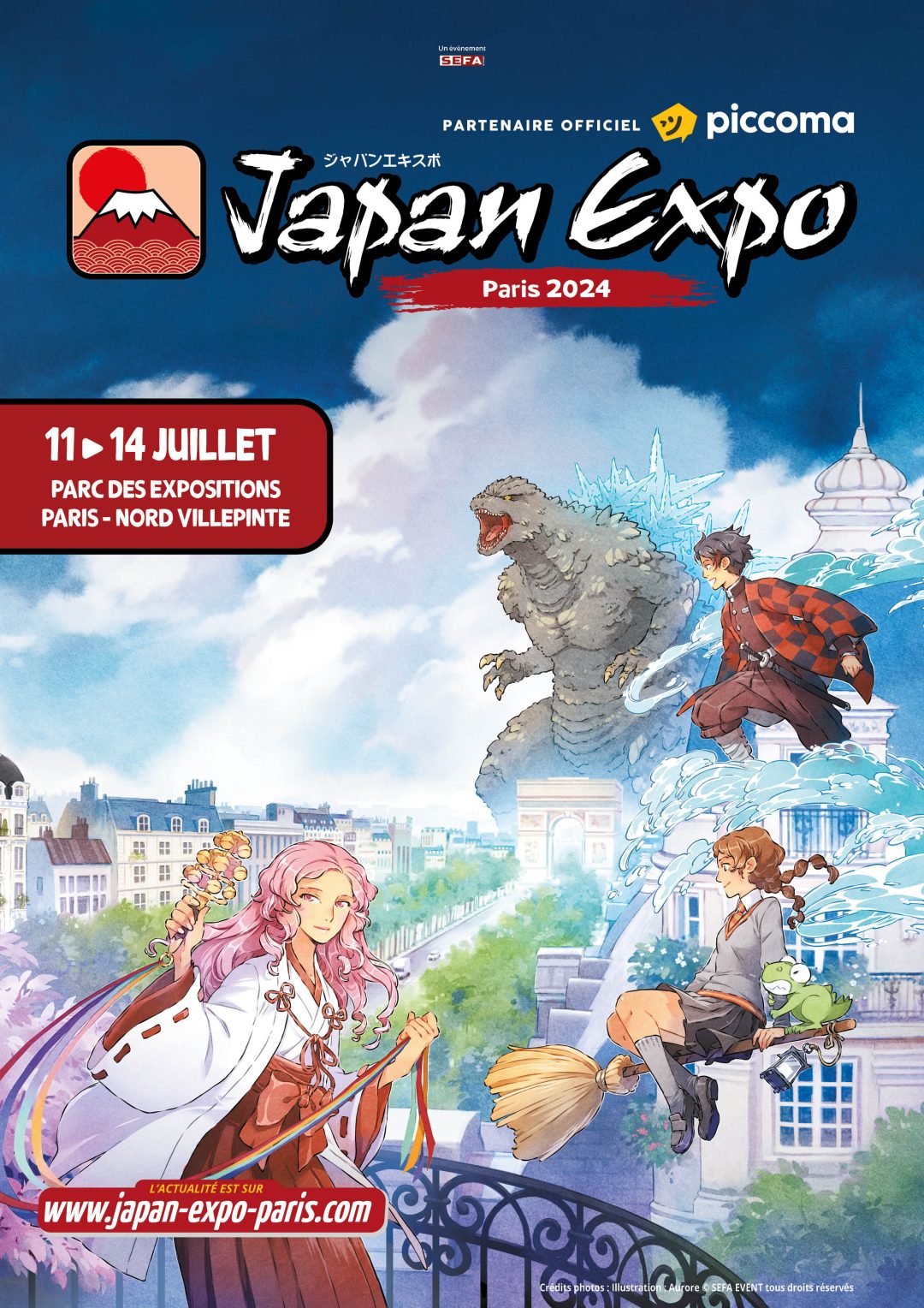 AFFICHE JAPAN EXPO2024
