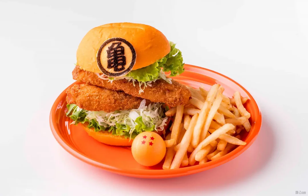 Burger Dragon Ball Museum Cafe THE SUN and THE MOON