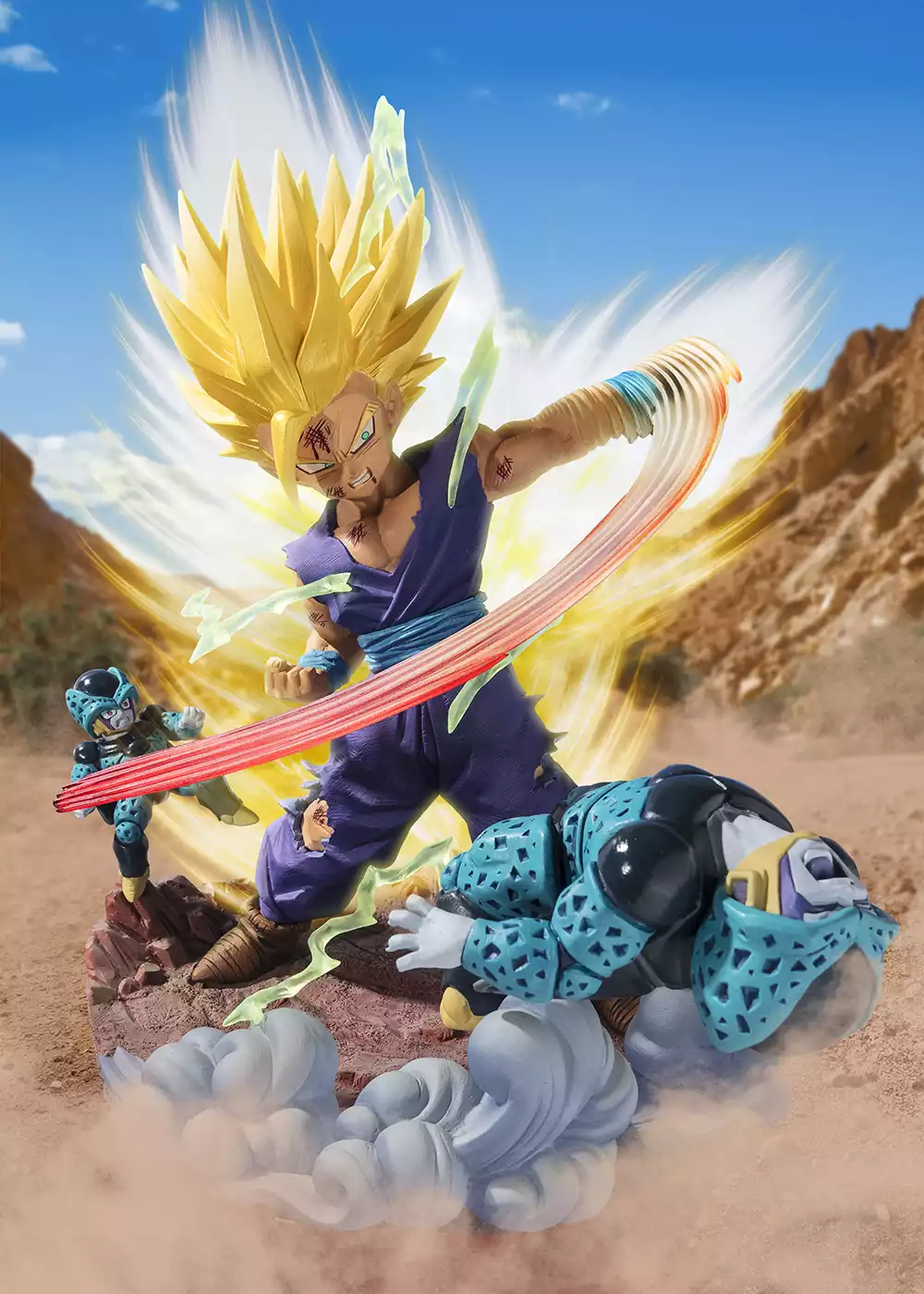 Figurine Figuarts ZERO EXTRA BATTLE Gohan SUPER SAIYAN 2 Cell Jr 006