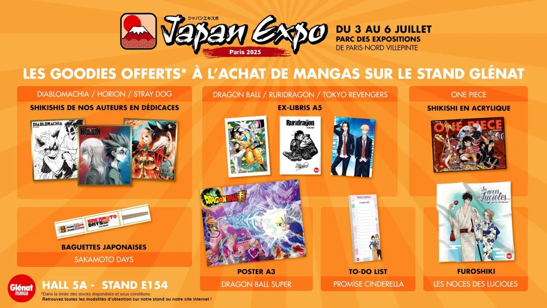Stand Glénat - Japan Expo 2025