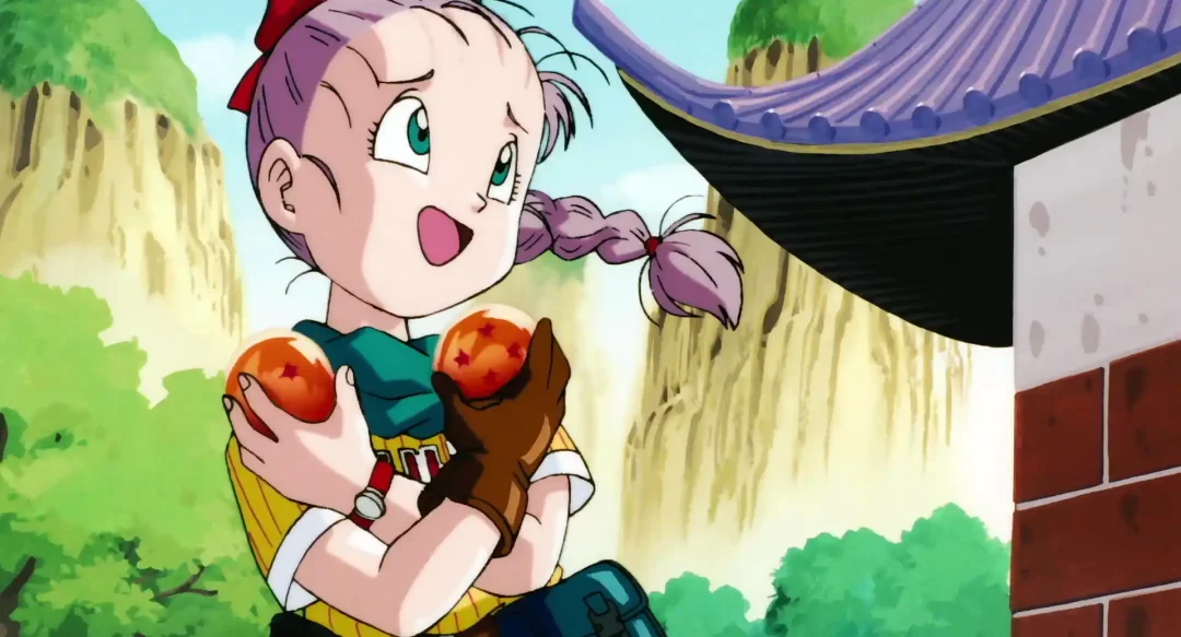 Bulma enfant Dragon Ball Film Armee Ruban Rouge (2)