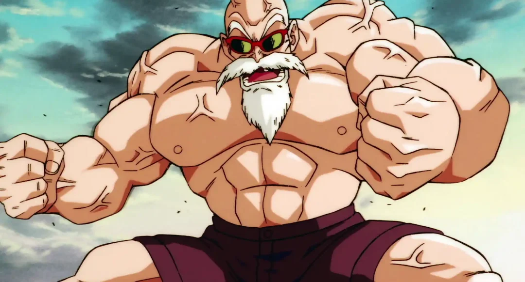Kame Sennin musclé Dragon Ball Film Armee Ruban Rouge (1)