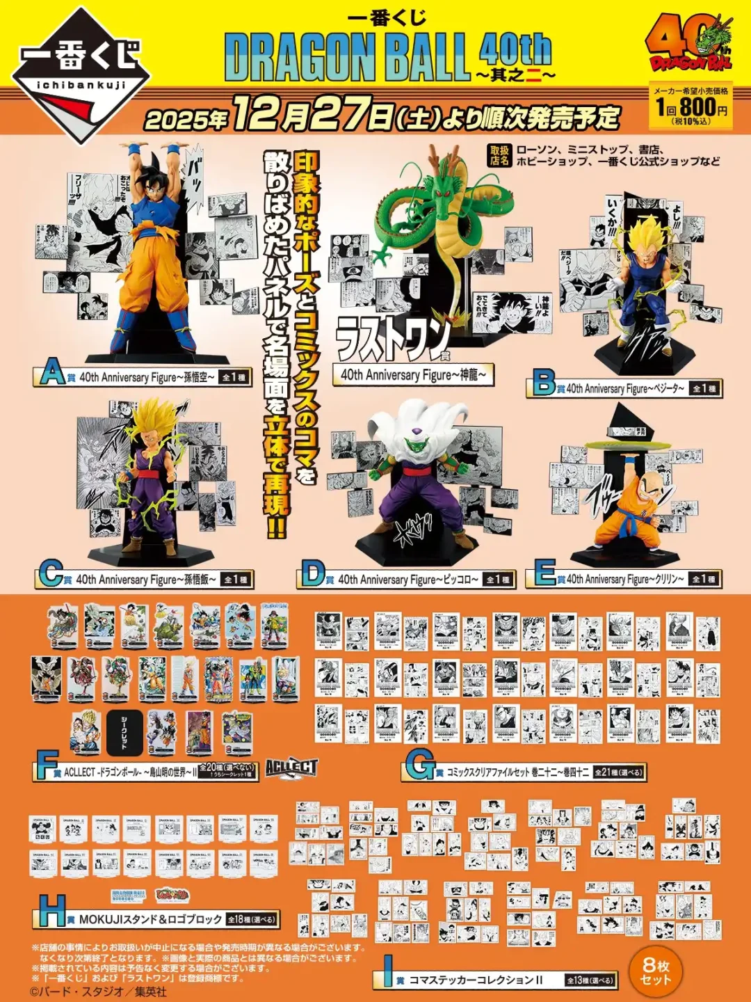 Affiche Promo Ichiban Kuji Dragon Ball 40th Partie 2