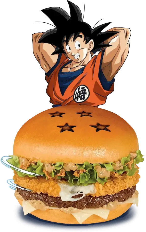 Boeuf Teriyaki Burger Dragon Ball Super Quick