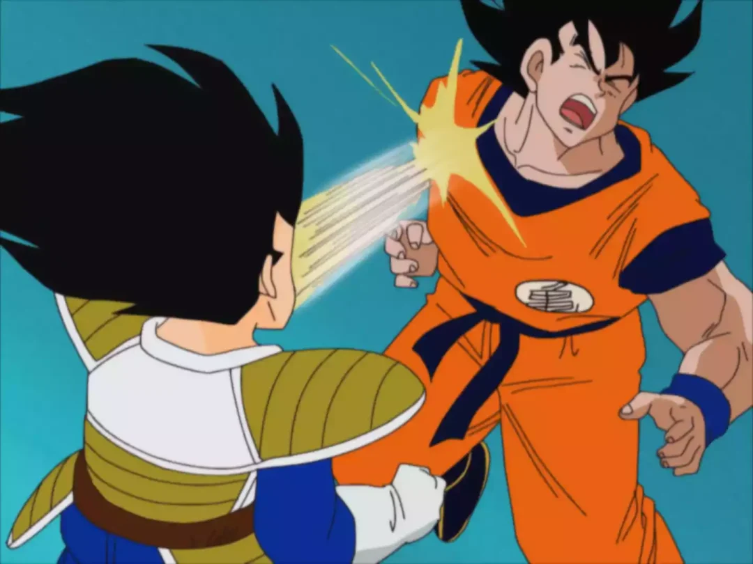 DBZ vs DBKAI redraw goku vegeta (1)
