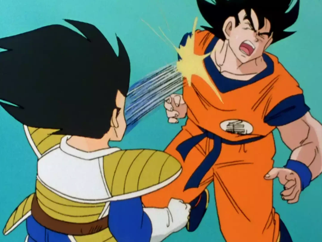 DBZ vs DBKAI redraw goku vegeta (2)