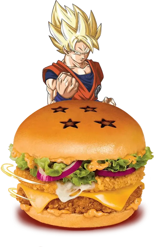 Poulet Sriracha Burger Dragon Ball Super Quick