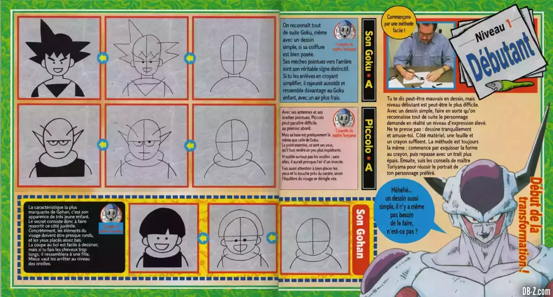 Cours de dessin manga Akira Toriyama - Même Freezer peut dessiner Level 1 VF