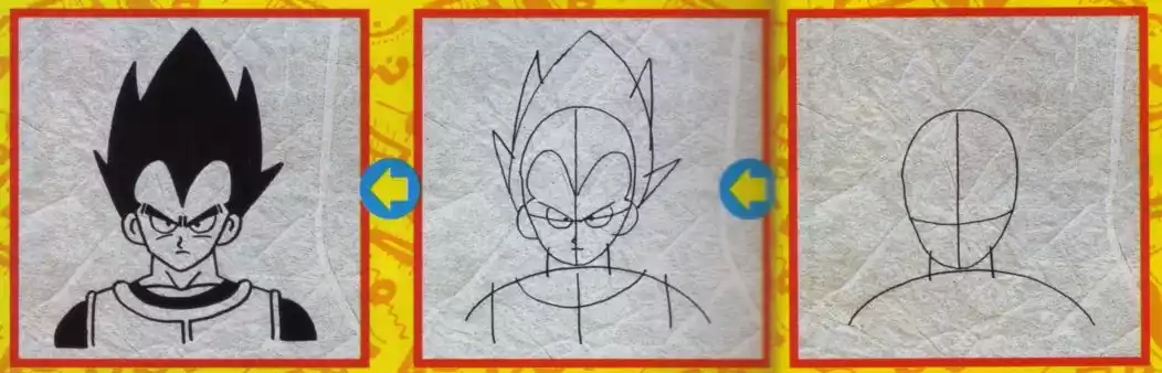 Cours dessin Toriyama Niveau 2 - Vegeta