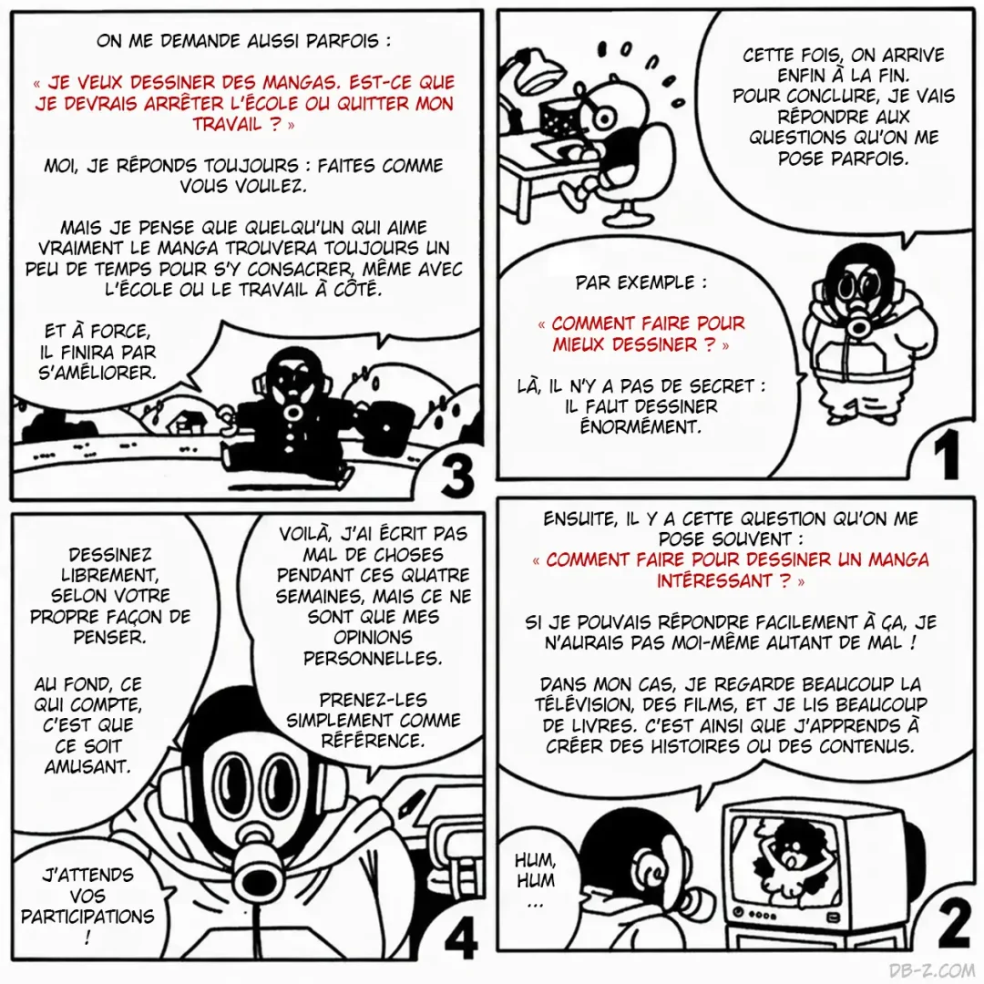 Conseils Manga par Akira Toriyama