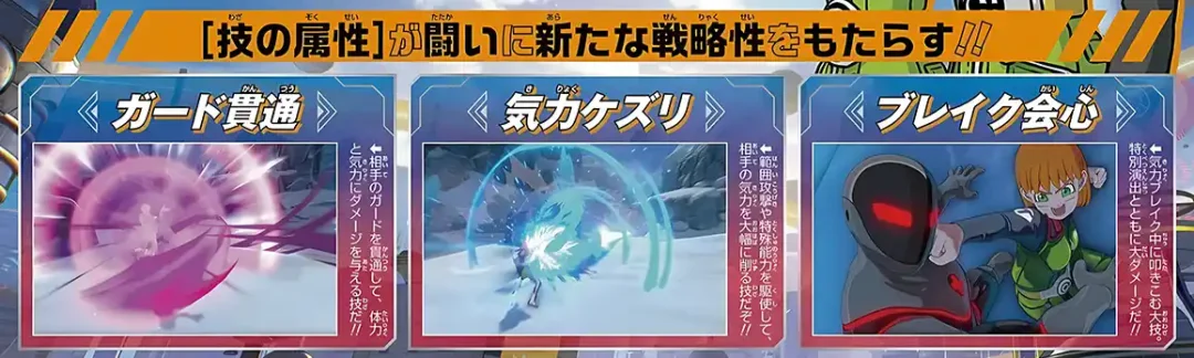 Xenoverse 3 attributs de techniques